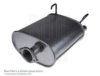 BLUE PRINT ADH26002 Middle-/End Silencer